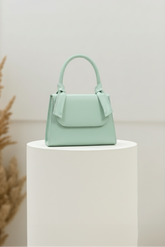 Fineur - Handbag Fineur Mini Prism  - Cyan